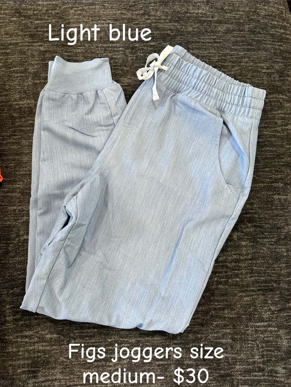 FIGS Light Blue Jogger Pants - Medium